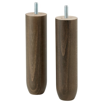BANKHULT Leg, wood/brown, 6 3/4 "
