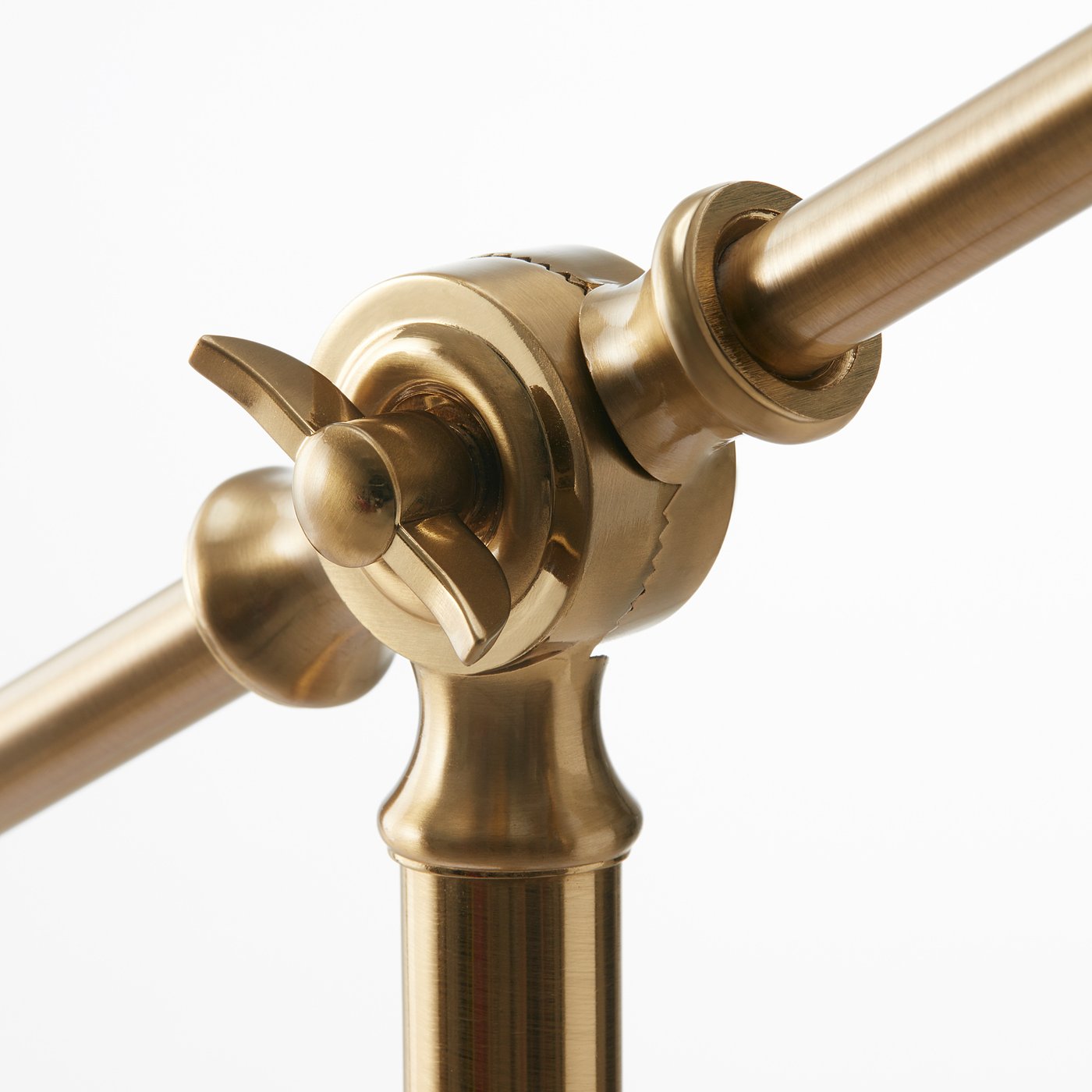 BAROMETER Floor/reading lamp, brass color IKEA