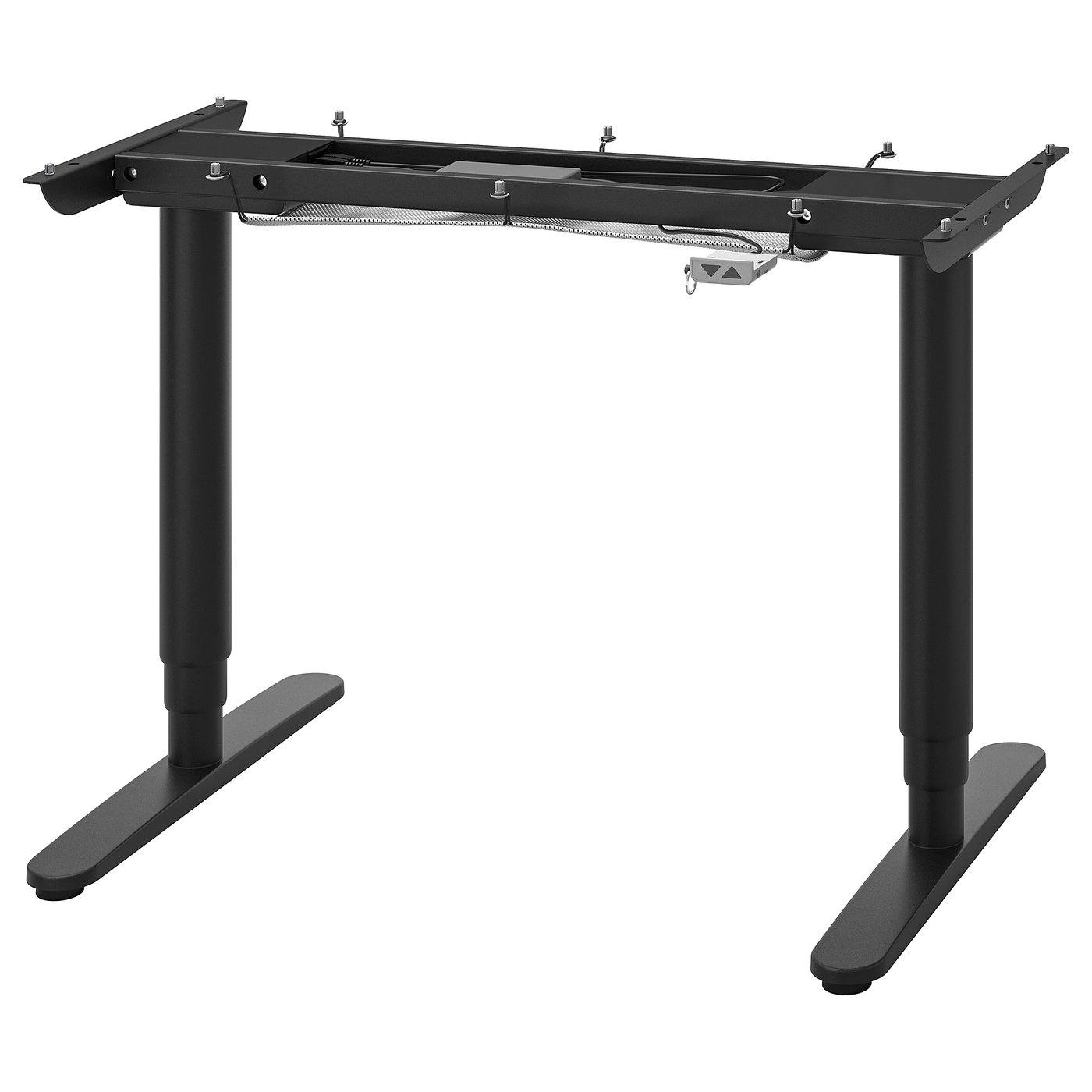 BEKANT Sit/stand underframe for table top - black - IKEA