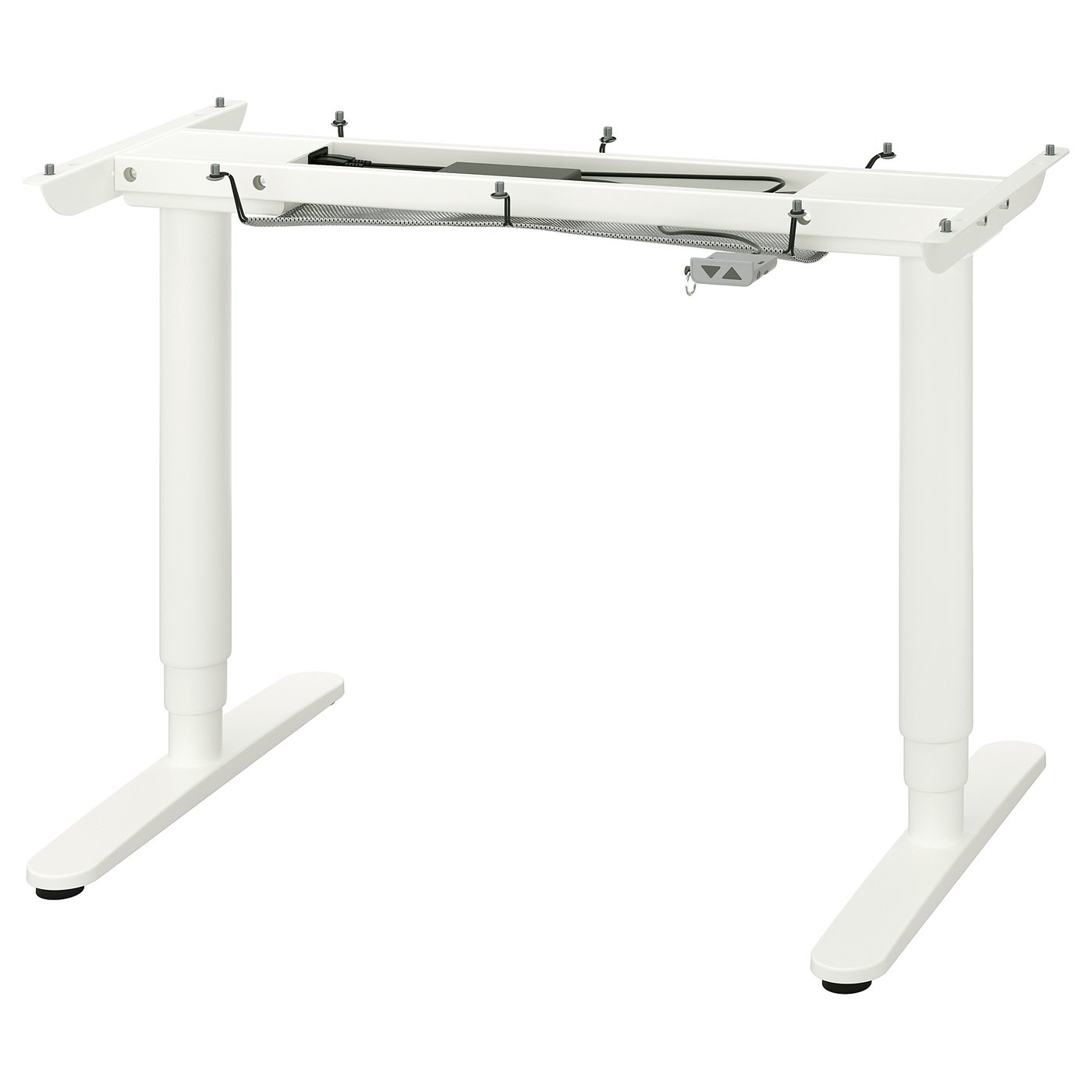 BEKANT Sit/stand underframe for table top white IKEA