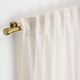BEKRÄFTA Curtain rod set, brass color, 47 ¼-82 ¾ 1 1/8 "