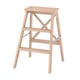 BEKVÄM Step stool, beech, 24 3/4 "