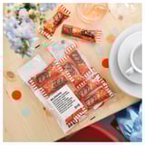 BELÖNING Milk chocolate bar, w caramel and salty almond filling Rainforest Alliance Certified, 8 oz