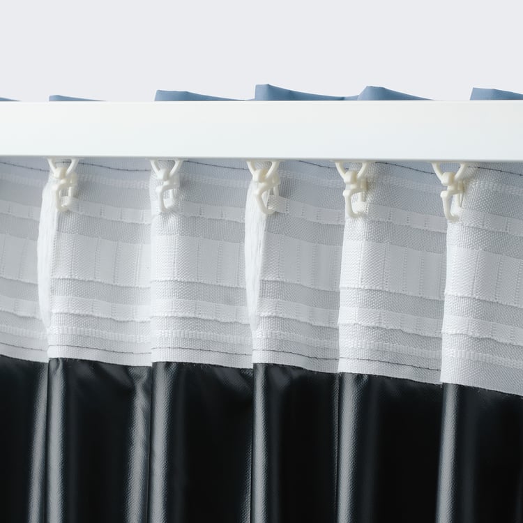 BENGTA blackout curtain, 1 length, blue, 210x250 cm (83x98") IKEA CA