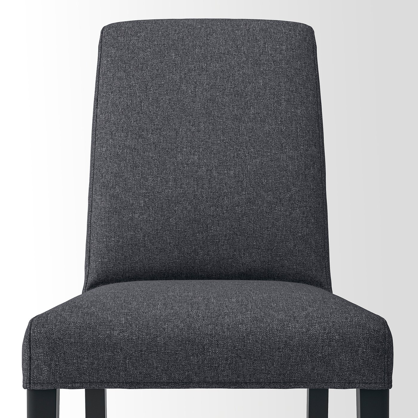 BERGMUND chair, black/Gunnared medium gray - IKEA CA