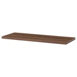 BERGSHULT Shelf, walnut effect, 31 1/2x11 3/4 "