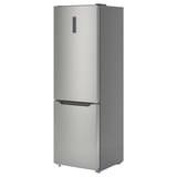 BERGSNÄS Bottom-freezer refrigerator, stainless steel color, 11 cu.ft