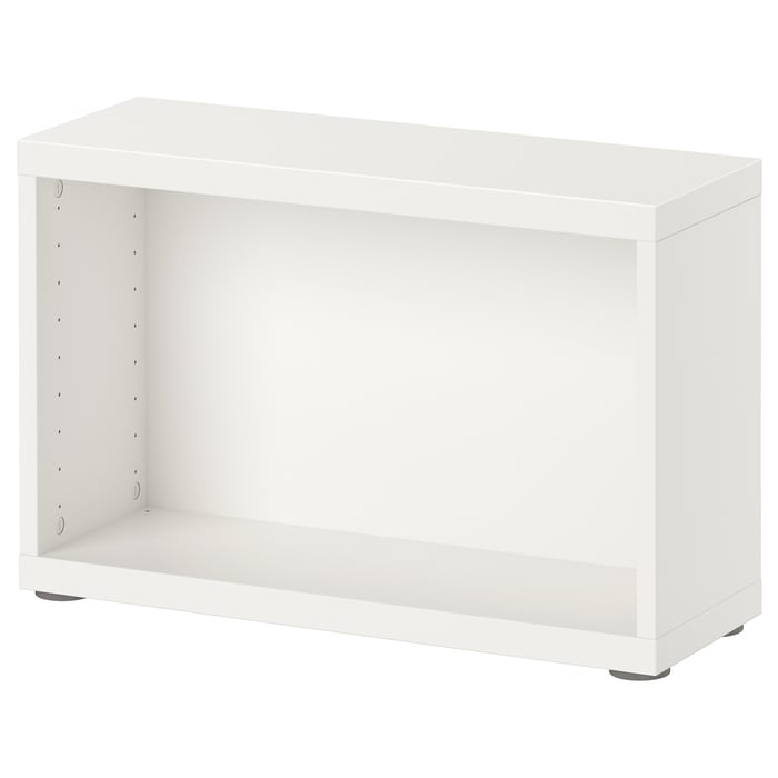 BESTÅ frame, white, 60x20x38 cm (235/8x77/8x15") - IKEA CA