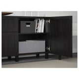 BESTÅ Storage combination with drawers, black-brown/Hanviken/Stubbarp black-brown, 70 7/8x16 1/2x29 1/8 "