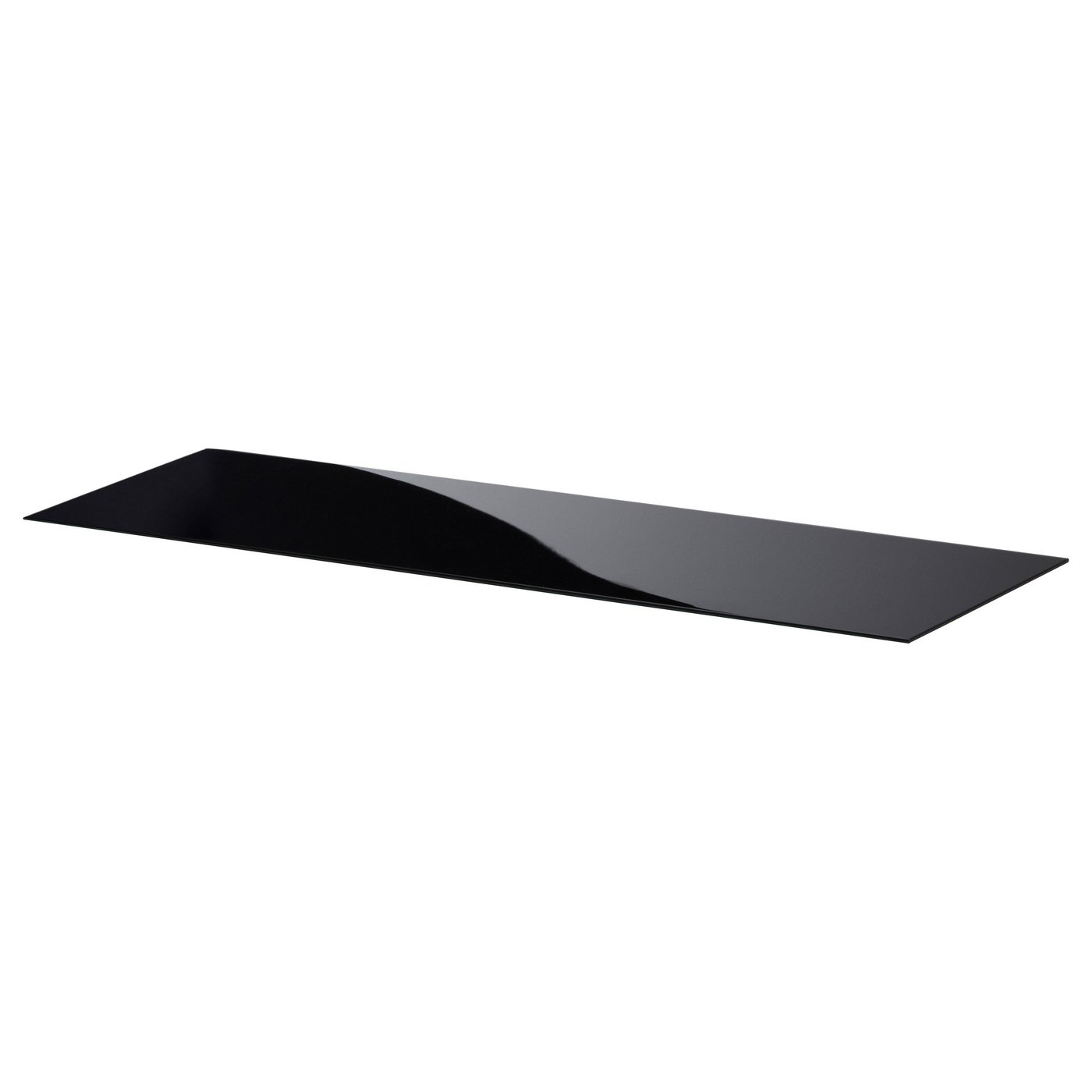 BESTÅ Top panel - glass black 120x40 cm (47 1/4x15 3/4 ")