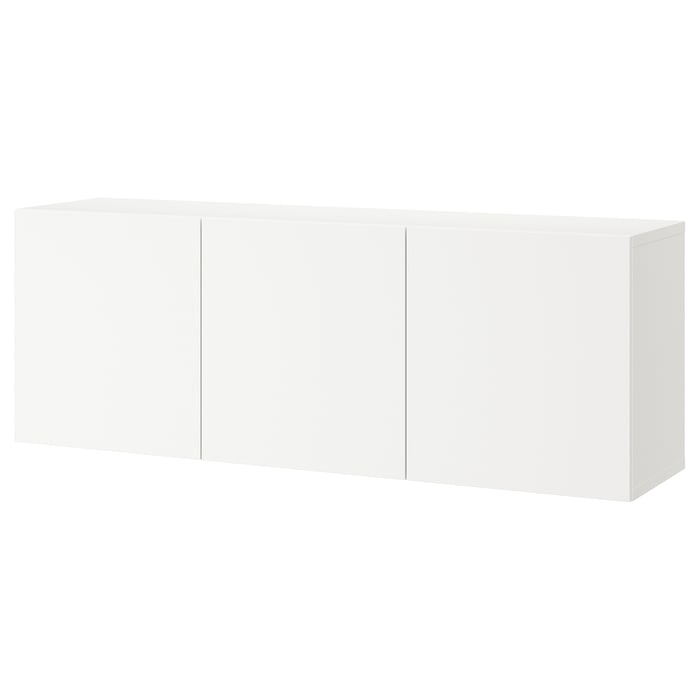 BESTÅ wallmounted combination, white/Lappviken white
