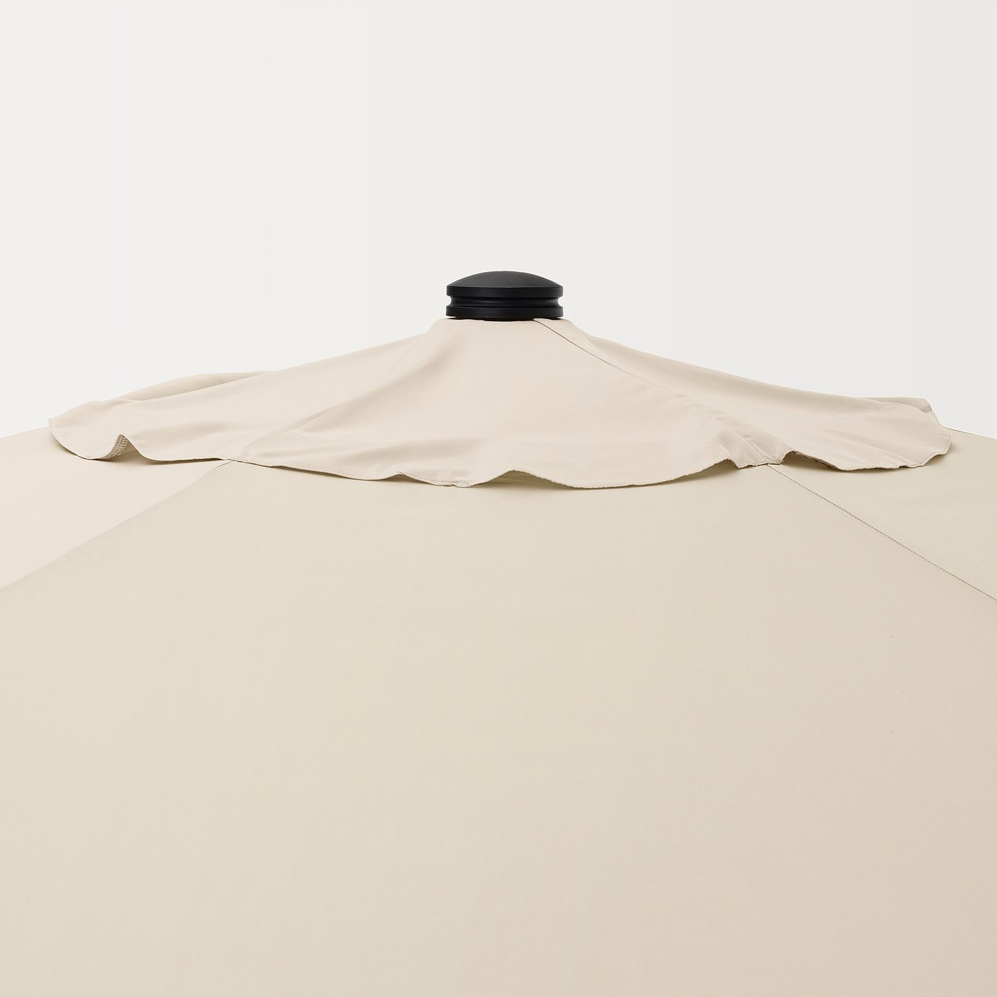 Betso Lindoja Patio Umbrella Gray Wood Effect Beige Ikea