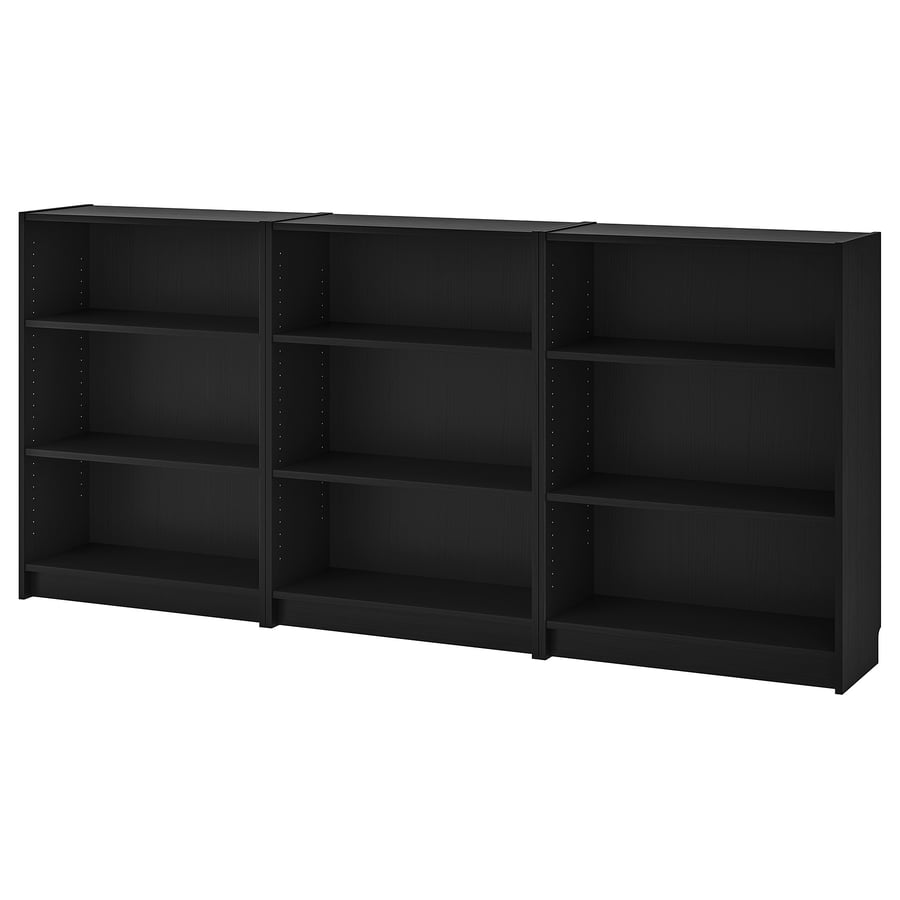 BILLY bookcase, blackbrown, 240x28x106 cm (941/2x11x413/4") IKEA CA