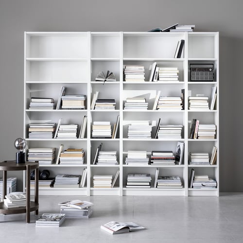 BILLY bookcase, white, 80x28x202 cm (311/2x11x791/2") IKEA CA
