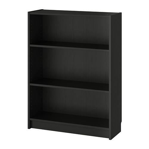 BILLY Bookcase - black-brown - IKEA