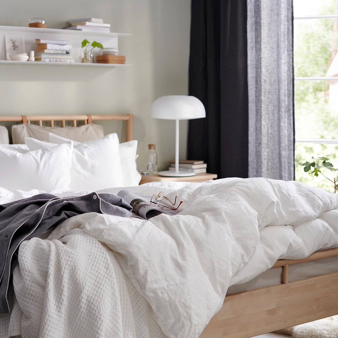 BJÖRKSNÄS Bed frame birch. IKEA® Canada IKEA