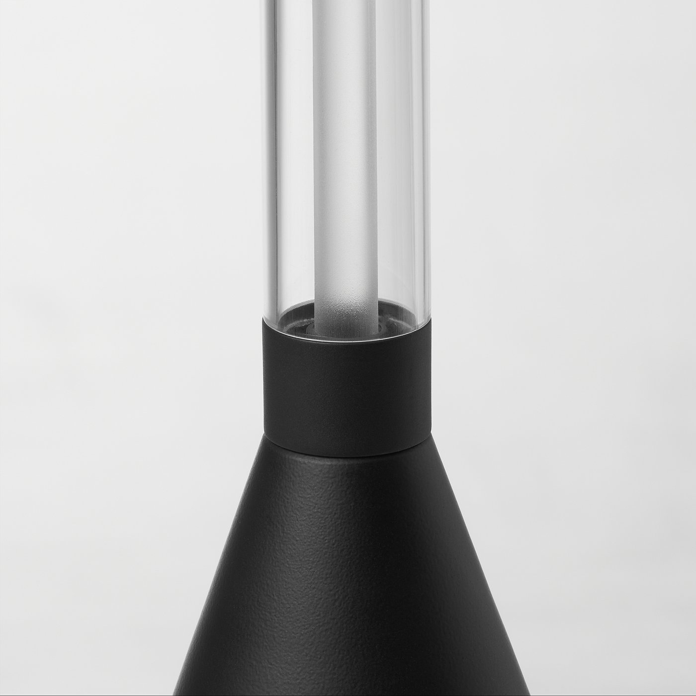 BJÖRKSPIREA LED decorative light, black tube-shaped - IKEA CA