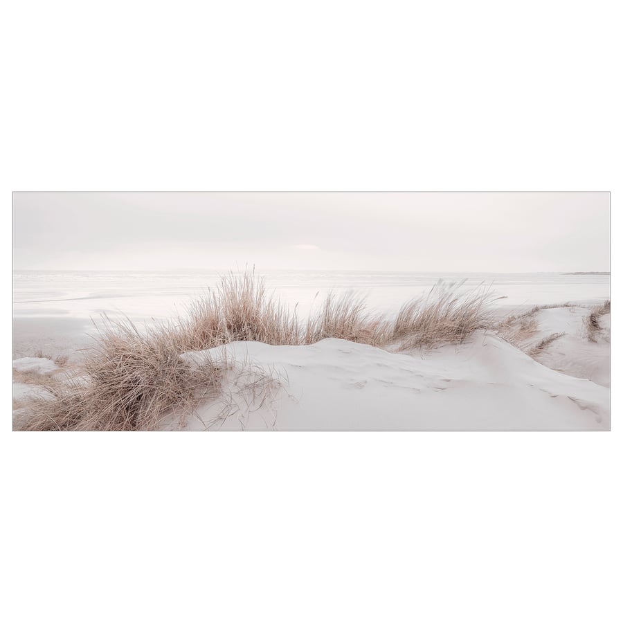 BJÖRKSTA picture, sand dunes, 140x56 cm (55x22") IKEA CA