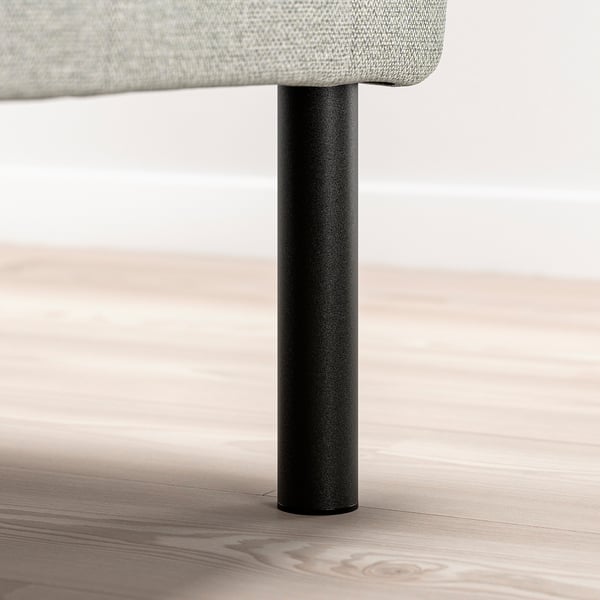 BJORLI Leg, black, 7 7/8 "