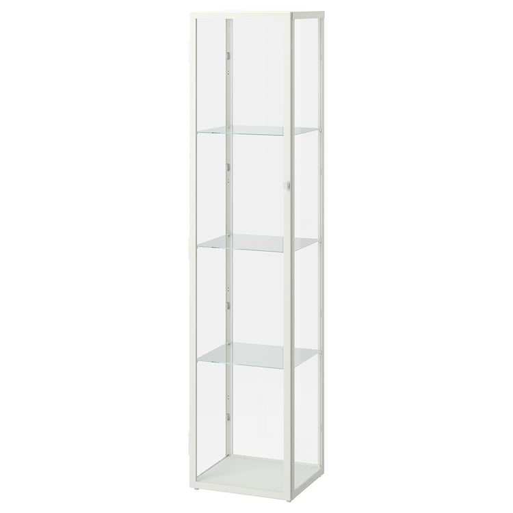 BLÅLIDEN glassdoor white, 35x32x151 cm (133/4x125/8x591/2