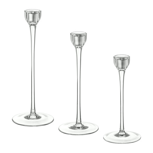 BLOMSTER Candlestick, set of 3 IKEA