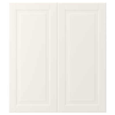 BODBYN 2-p door/corner base cabinet set, off-white, 13x30 "