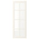 Option: BODBYN Glass door, off-white, 15x40 "
