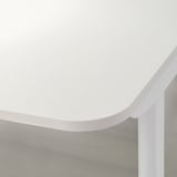 BOLLSIDAN Desk sit/stand, electric/white, 47 1/4x27 1/2 "