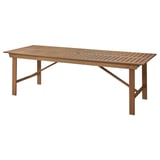 BONDHOLMEN Table, outdoor, brown, 92 1/2x35 3/8 "