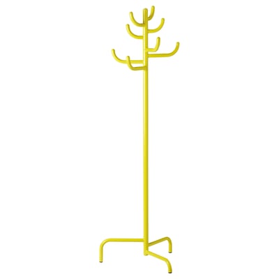 BONDSKÄRET Hat and coat stand, yellow, 68 7/8 "