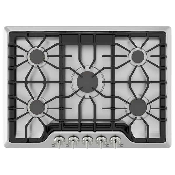 BRÄNNPUNKT Gas cooktop, Stainless steel, 30 "