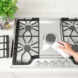 BRÄNNPUNKT Gas cooktop, Stainless steel, 30 "