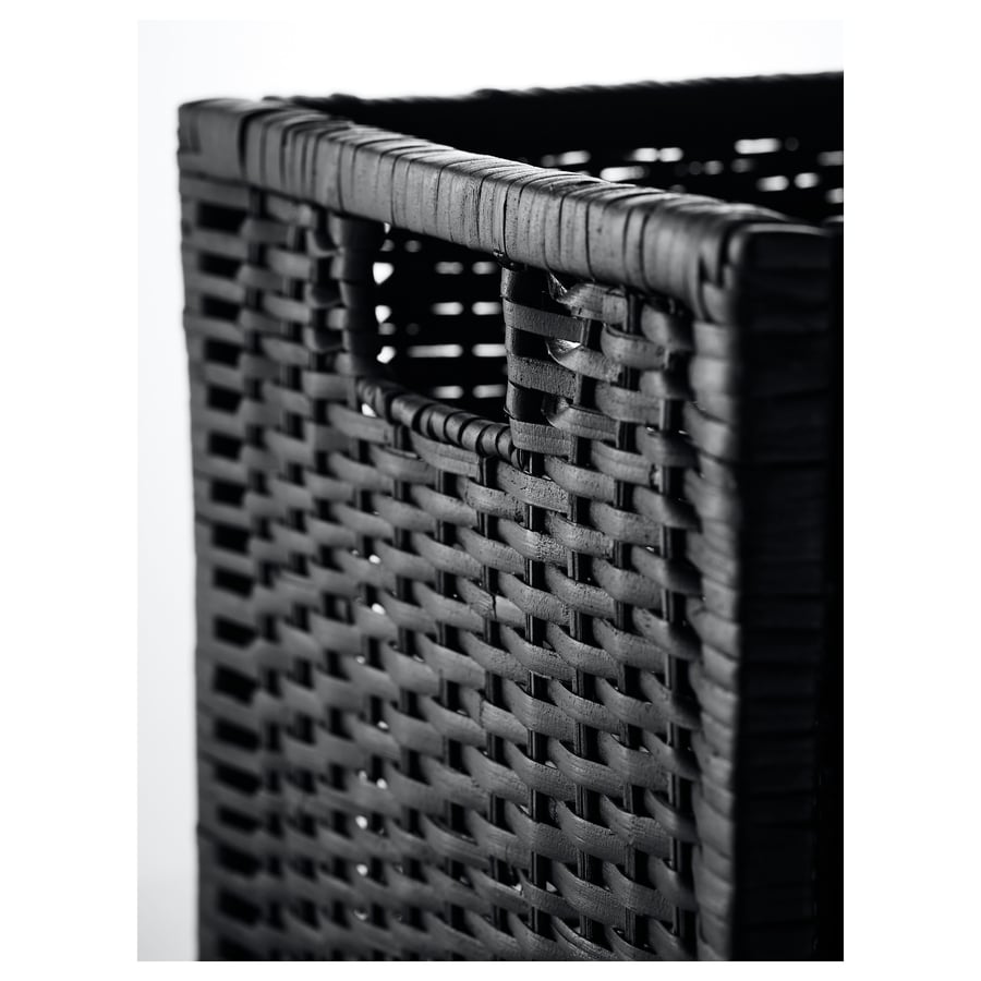 BRANÄS basket, dark gray, 32x34x32 cm (12 ½x13 ½x12 ½") IKEA CA