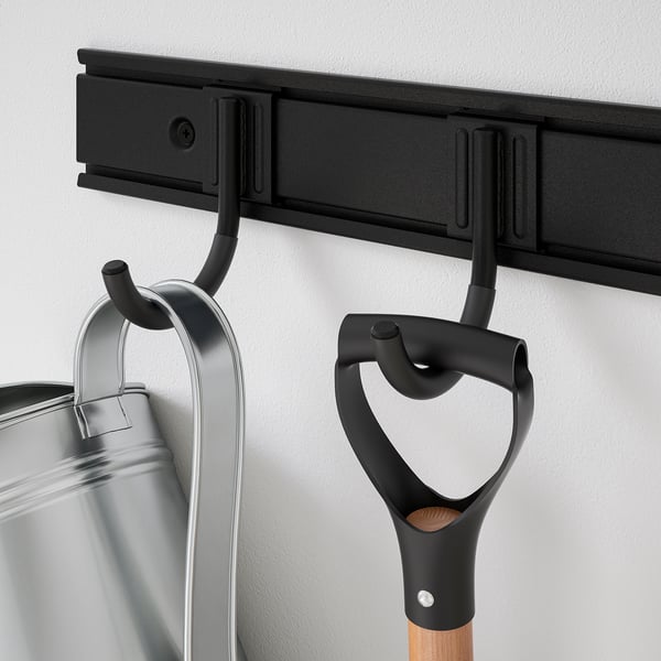 BRANDUR Hook, in/outdoor black IKEA