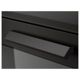 BRIMNES 3-drawer chest, black, 30 3/4x37 3/8 "