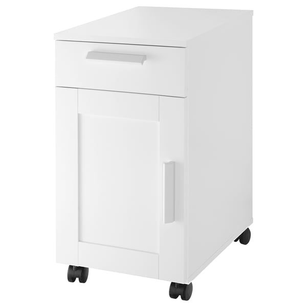 BRIMNES Drawer unit on casters, white, 35x68 cm (133/4x263/4") IKEA CA