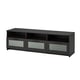 BRIMNES TV bench, black, 70 7/8x16 1/8x20 7/8 "