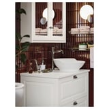 BROFJÄRDEN 3-piece bathroom set, gray