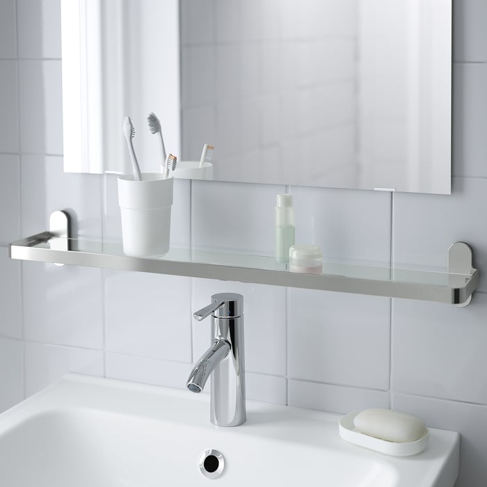 Shower & Glass Bathroom Shelves IKEA