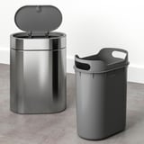 BROGRUND Touch top trash can, stainless steel, 1 gallon