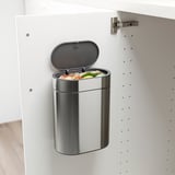 BROGRUND Touch top trash can, stainless steel, 1 gallon