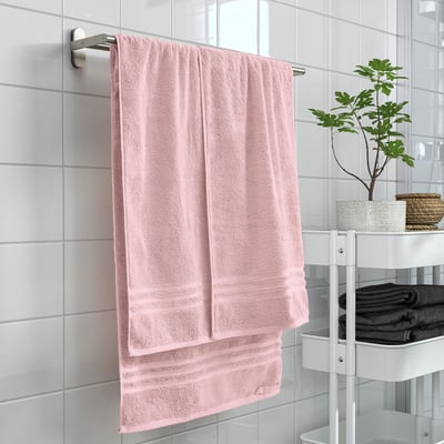 BROKGLIM Bath sheet, pink, 39x59 "