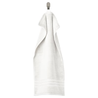 BROKGLIM Hand towel, white, 16x28 "