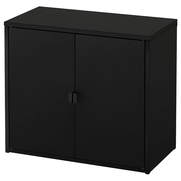 BROR cabinet with 2 doors, black, 76x40x66 cm (297/8x153/4x26) - IKEA CA