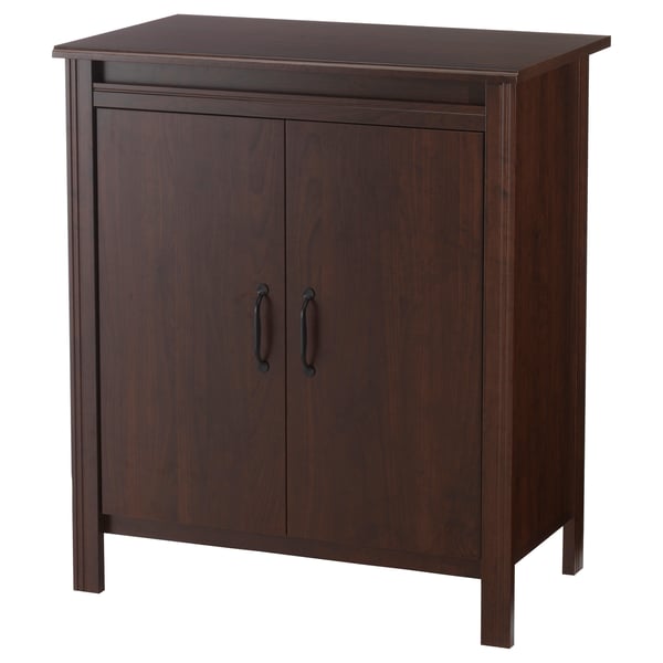 Brusali Cabinet With Doors Brown Ikea