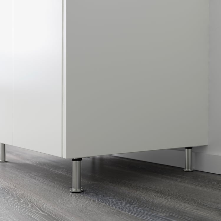 CAPITA leg, stainless steel, 4" (41/2") IKEA CA