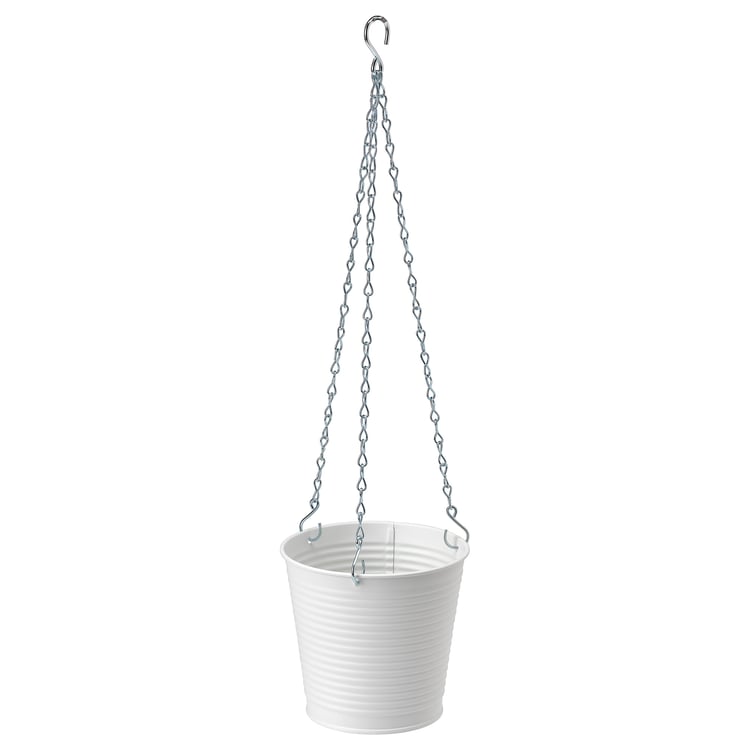 CASHEWÄPPLE hanging planter, indoor/outdoor white, 12 cm (4 ¾") IKEA CA
