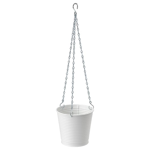 CASHEWÄPPLE hanging planter, indoor/outdoor white, 12 cm (4 ¾") IKEA CA