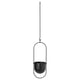 Option: CHILISTRÅN Hanging planter, indoor/outdoor black, 4 ¾ "