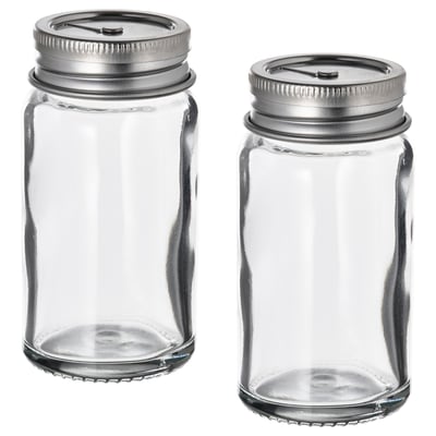 HALVTOM Spice jars/bottles tray, gray-beige, 6 ¾x6 ¾ - IKEA